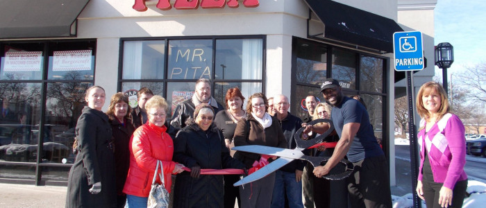 Ribbon Cutting – Papa Romano’s Mr. Pita